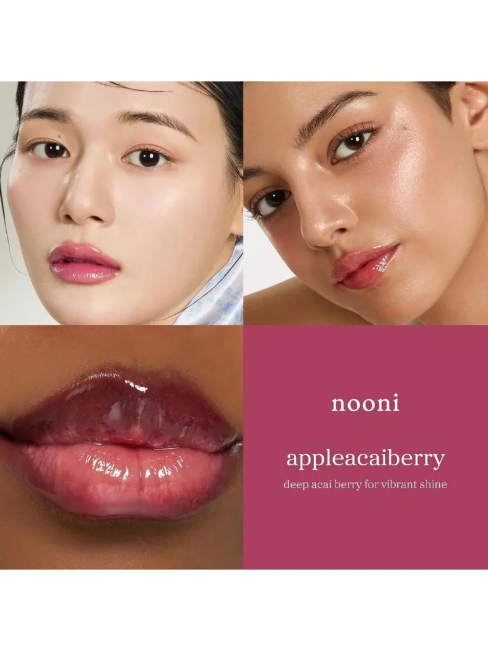 Tinted Plumping Lip Oil Set - 5 Holiday Shades for Moisturizing Lips